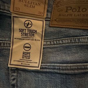 POLO by Ralph Lauren. The Sullivan Slim Soft Touch Stretch Rope Dyed jeans. NWT